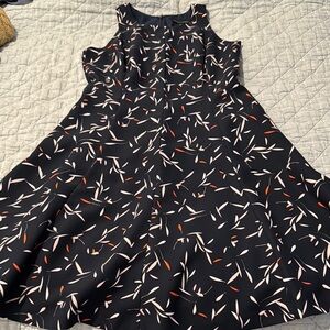 Banana Republic Blue A-Line Midi Dress